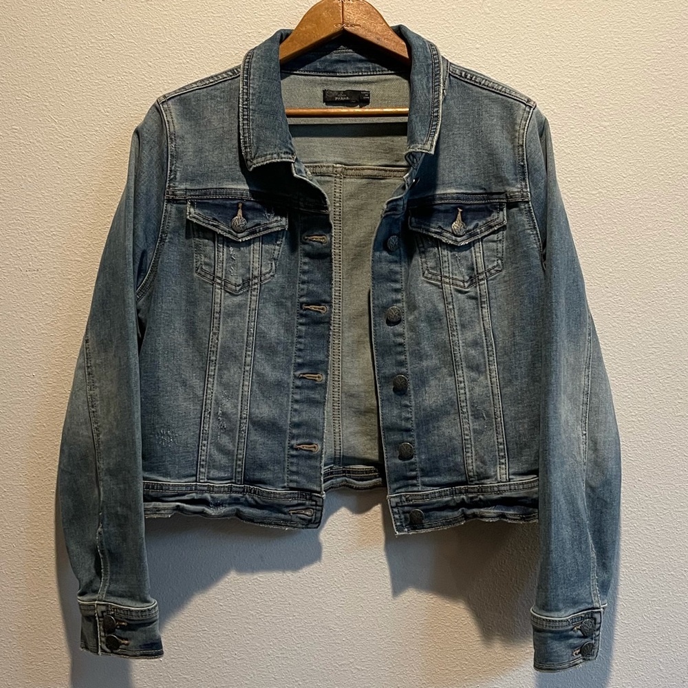 PrAna Dree Jean Jacket Antique Blue Size M